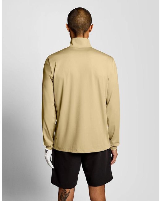 Lyle & Scott Natural Performance 1/4 Zip Midlayer for men