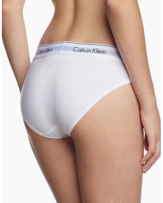 Calvin Klein White Modern Cotton Bikini Brief