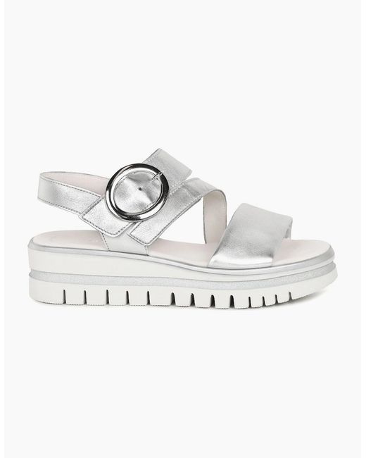 Gabor Metallic Amarillo Sandals