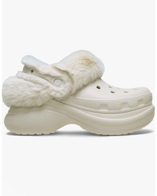 CROCSTM Natural Bae Lined Clogs Stucco