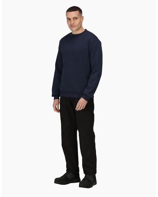 Regatta Blue Professional Crew Neck Sweatshirt for men