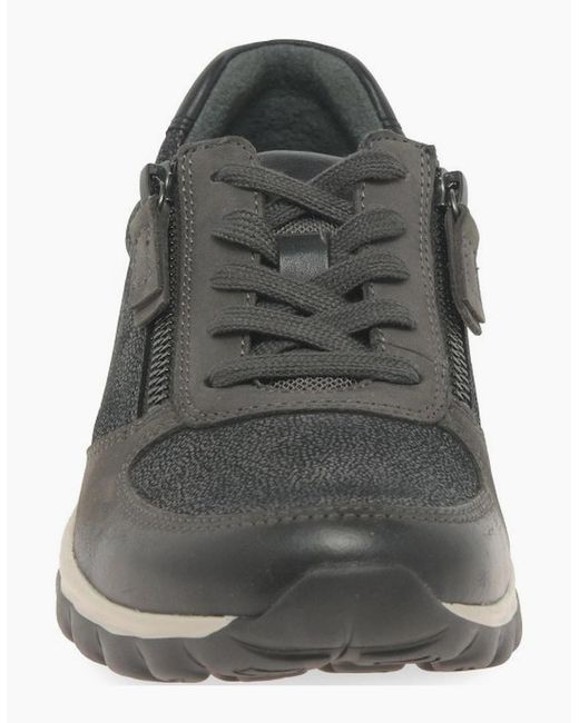 Gabor Black Fantastic Casual Sports Trainers