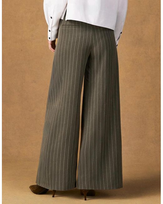 Ro&zo Green Pinstripe Tailored Trouser