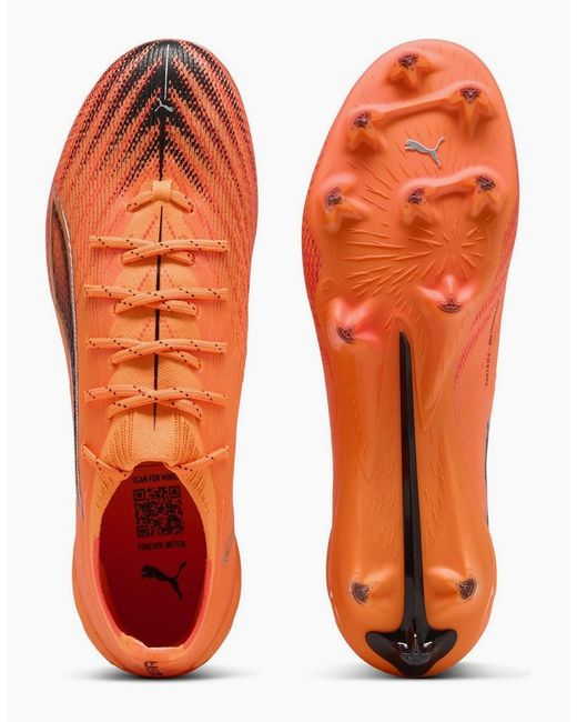 PUMA Orange 6 Ultimate Brilliance Elite Firm Ground Football Boots