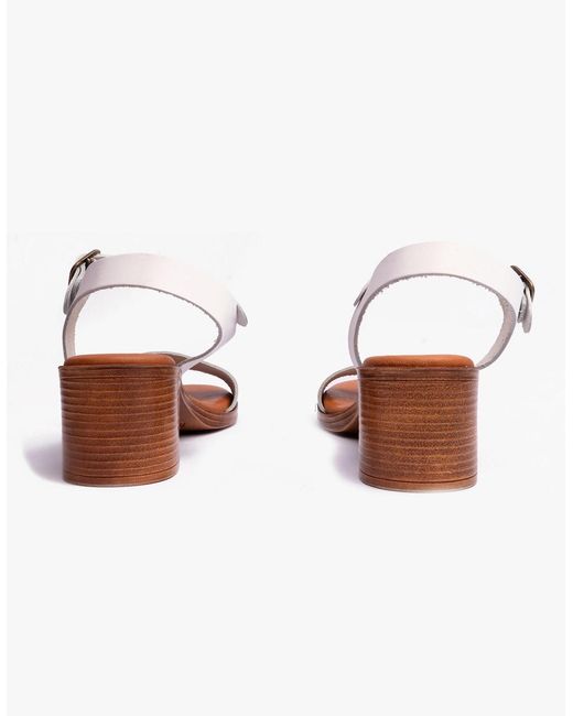Hush Puppies White Gabby Sandals