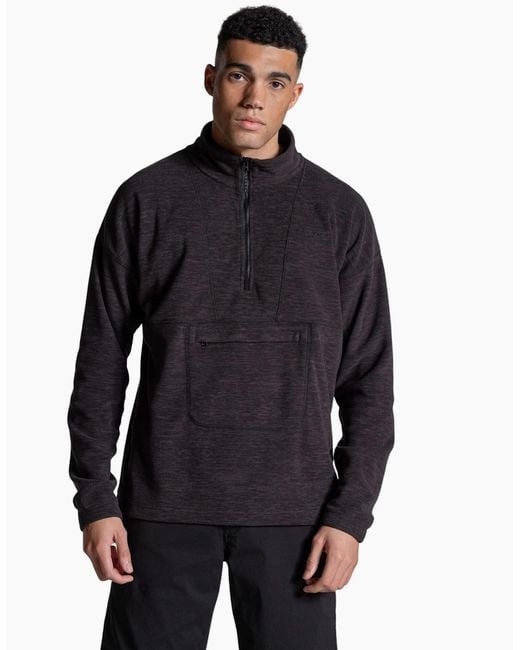 Craghoppers Blue Esk Ii Half Zip Fleece Top for men