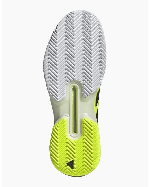 Adidas Yellow Adizero Ubersonic 5 Lace-Up Sneakers for men