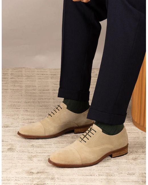 Oswin Hyde Natural Elise Sand Suede for men