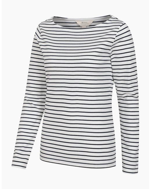 Mountain Warehouse Blue Ladies St Ives Crew Neck Top