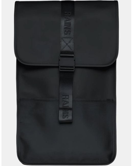 Rains Black Trail Backpack