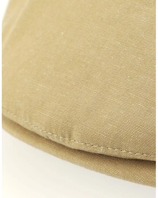 Ted Baker Natural Drakee Flat Cap for men