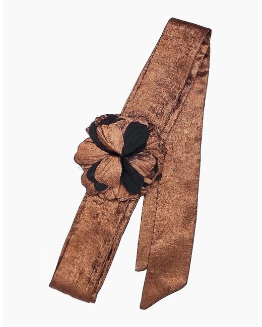 Nooki Design Black Vera Corsage Scarf