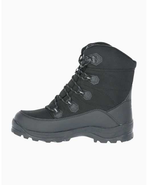 Trespass Black Zotos Waterproof Snowboots for men