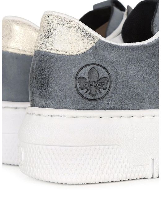 Rieker Gray Fascinate Trainers