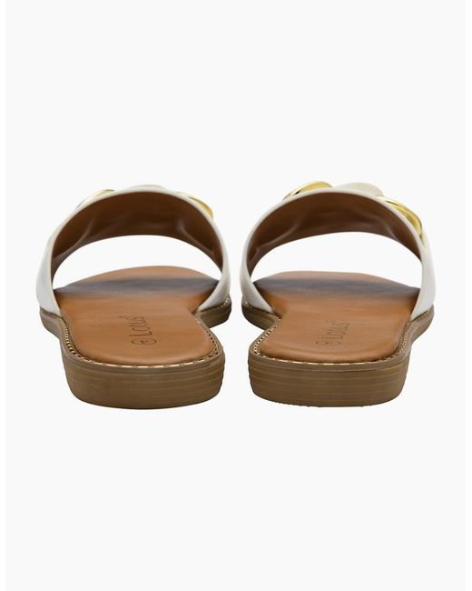 Lotus White Vida Sandals