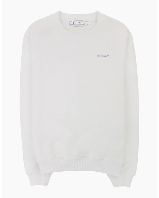 Off-White c/o Virgil Abloh White Off Arrow Reg Fit Crewneck Sweatshirt Multi