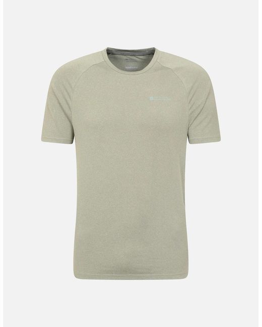 Mountain Warehouse Blue Agra Melange T-Shirt for men