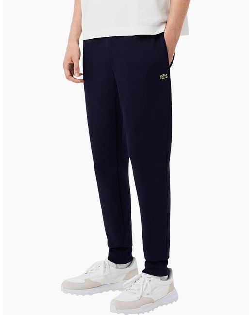 Lacoste Blue Sweatpants Slim Fit Joggers Cuffed for men