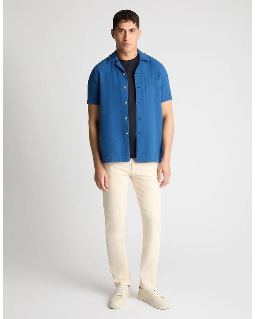 Remus Uomo Blue Ss Shirt 13988 24