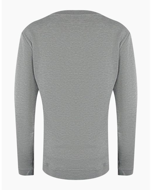 Love Moschino Gray Small Logo Sweatshirt