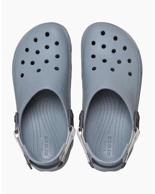CROCSTM Blue All-Terrain Eva Concrete Clogs for men