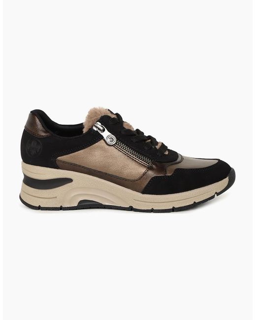 Rieker Black Seattle Trainers