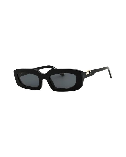 Off-White c/o Virgil Abloh Black Renton Thick Framed Sunglasses