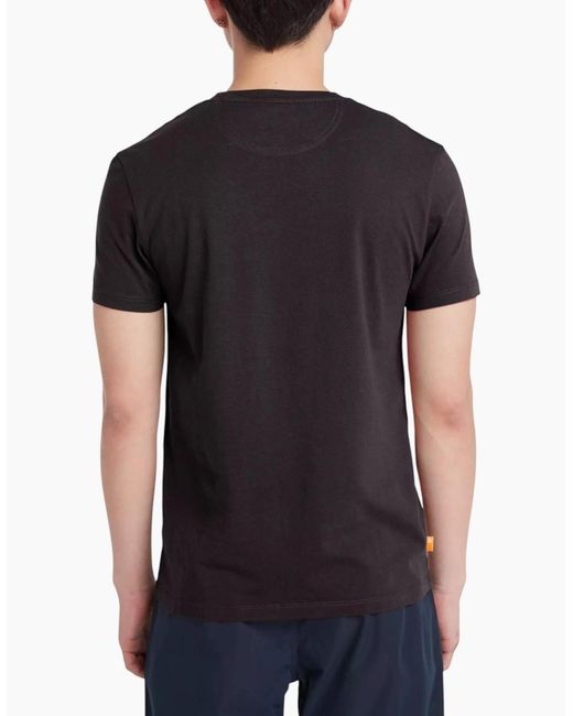 Timberland White T Shirts Classic Logo Summer Crew Neck Dunstan River Tops New for men