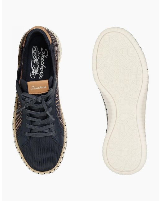 Skechers Blue Wilshire Blvd Trainers