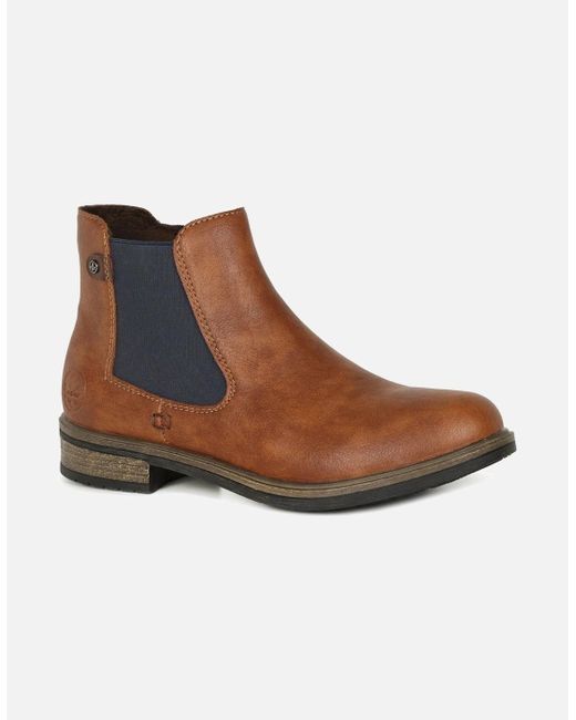Rieker Brown Minnesota Chelsea Boots