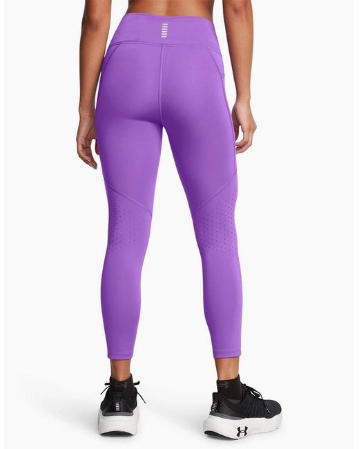 Under Armour Purple Fly Fast Ankle Legging
