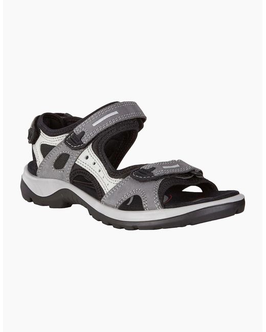 Ecco Black Offroad Nubuck Outdoor Walking Sandals