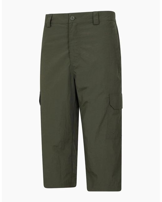 Mountain Warehouse Green Explore 3/4 Shorts for men