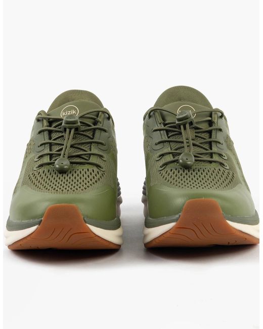 KIZIK Green London Trainers Mayfly for men