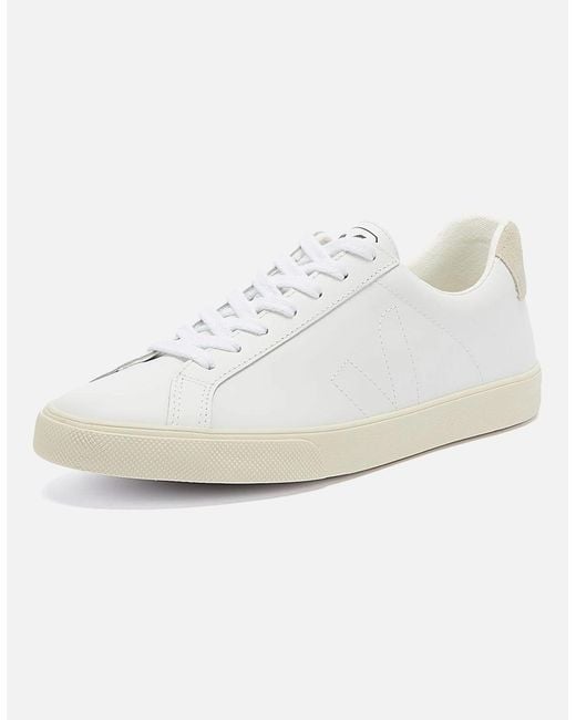 Veja White Esplar Leather Extra Trainers