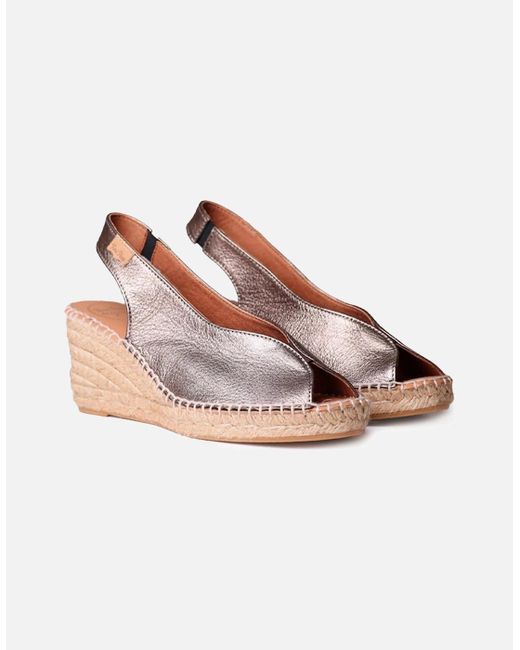 Toni Pons Pink Laila Wedge Heel Espadrille Sandals