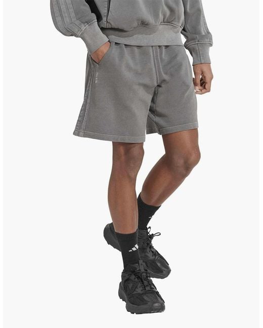 Adidas Gray A Szn Washed 8 Inch Shorts for men