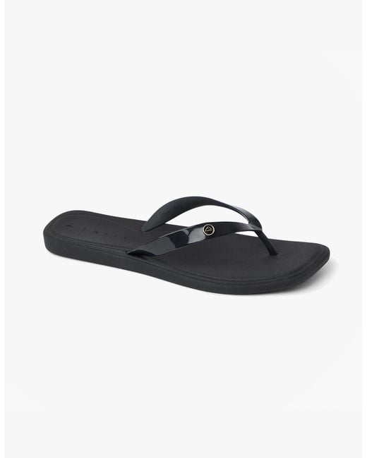 Reef Black Solaye Toe-Post Sandals