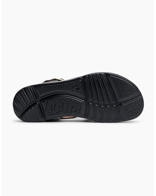 Hotter Black Alanya Sandals