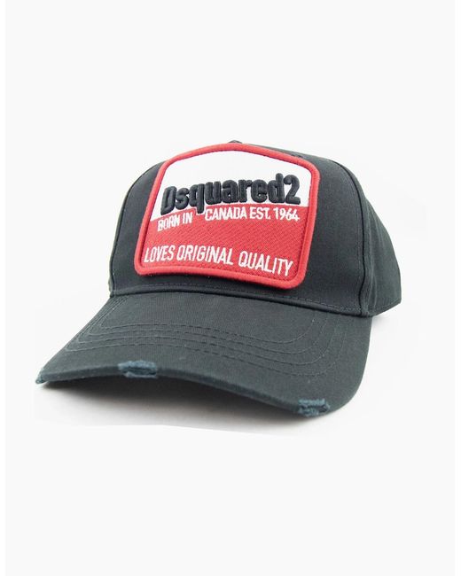 DSquared² Red Original Quality Cap for men
