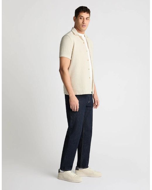 Remus Uomo White Ss Shirt 13988 90 Stone