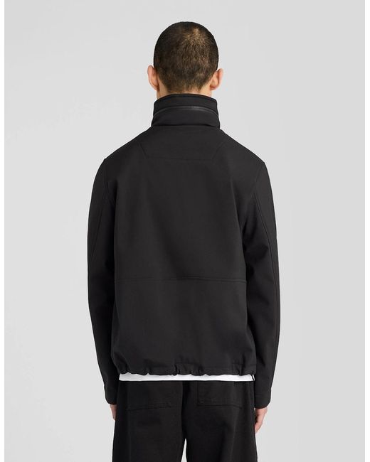 Lyle & Scott Black Softshell Field Jacket for men