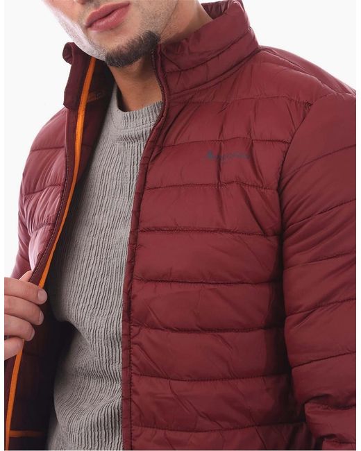 Aquascutum Red Puffer Jacket for men