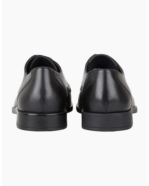 Lotus Black Howard Derby Shoes for men