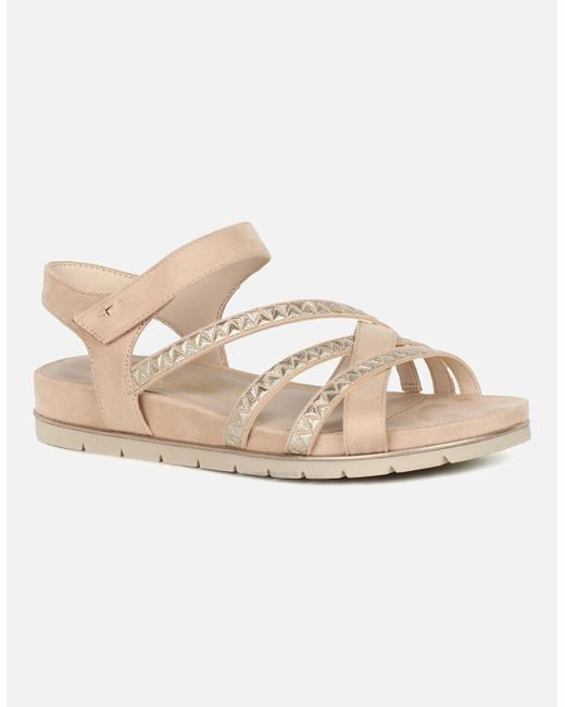 Tamaris Natural Orchid Sandals