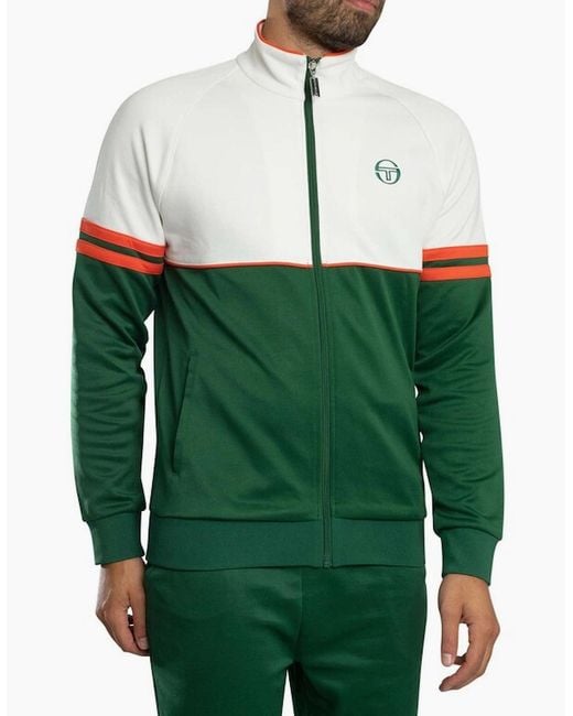 Sergio Tacchini Green Orion Track Suit for men