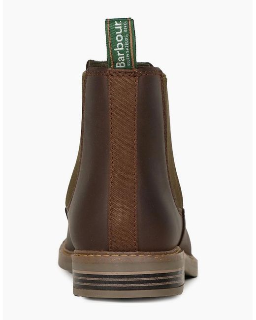 Barbour Brown Farsley Chelsea Boots for men