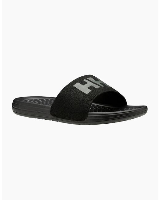 Helly Hansen Black Sport H/H Slide Synthetic /Gunmetal Slides