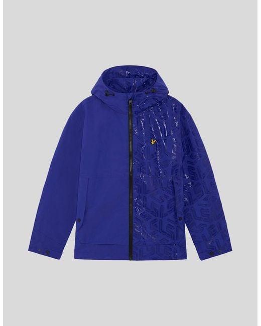 Lyle & Scott Blue Water Reactive Shell Jacket for men