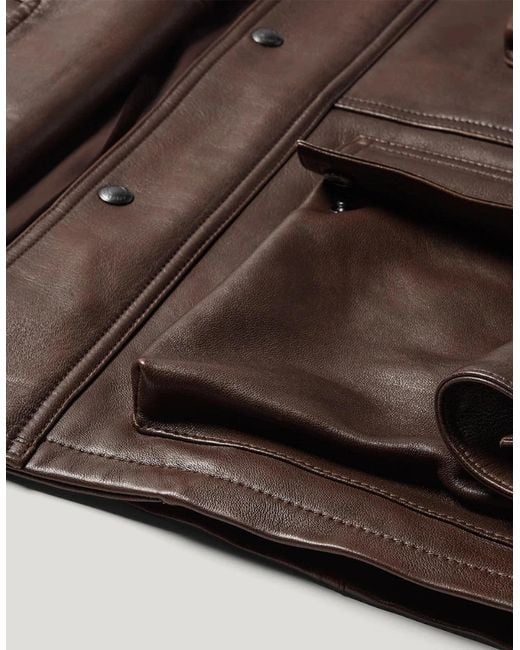 Belstaff Brown Competitor Jacket Dark Maple for men